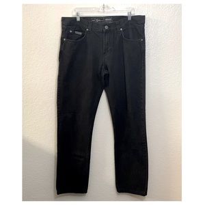 ARMANI COLLEZIONI Slim Fit Black Jeans, Straight And Tight Leg, Sz. 36 /NWOT